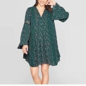 Knox Rose teal floral dress